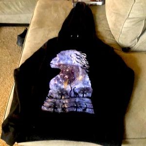 Unique Hoodie! Ape and the galaxy!
